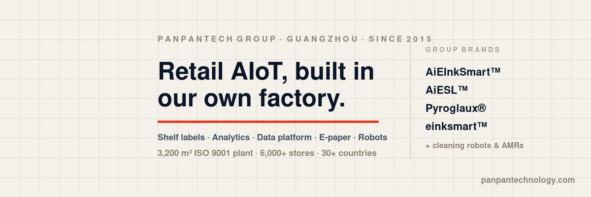 Aieinksmart's tweet photo. One group, five focused paths — so you reach the right team on the first contact.  🏷 AiEInkSmart — electronic shelf labels, gateways, price-update software → https://t.co/8Vz9WqY5D0  📊 AiESL — retail data platform, AI pricing, ERP / POS integration → https://t.co/7RxYq1KlK5 https://t.co/0TMrzZkHuh