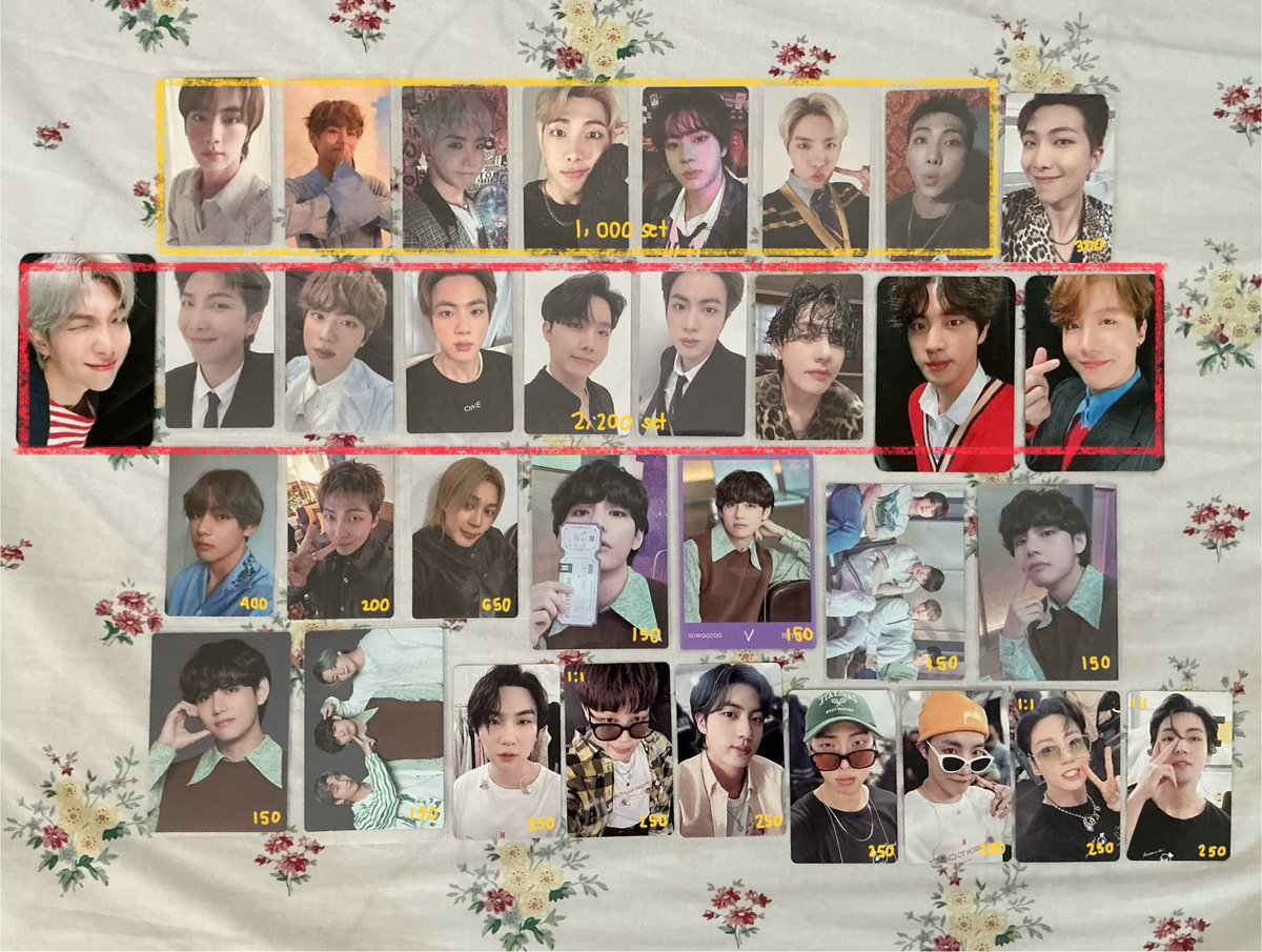 daichecartz's tweet photo. wts lfb bts taehyung jungkook jimin jin suga rm jhope seasons greetings 2022 ly her o her l memo 2020 leopard br dc army bomb arirang pob sowozoo pajama ld round 2 ptd pc photocard ph

- mod: j&amp;t/sdd
- mop: maribank/gcash
- prio payo or dop with dp

can do ₱1,450 set for ptd pcs https://t.co/gtUZIKDJqQ