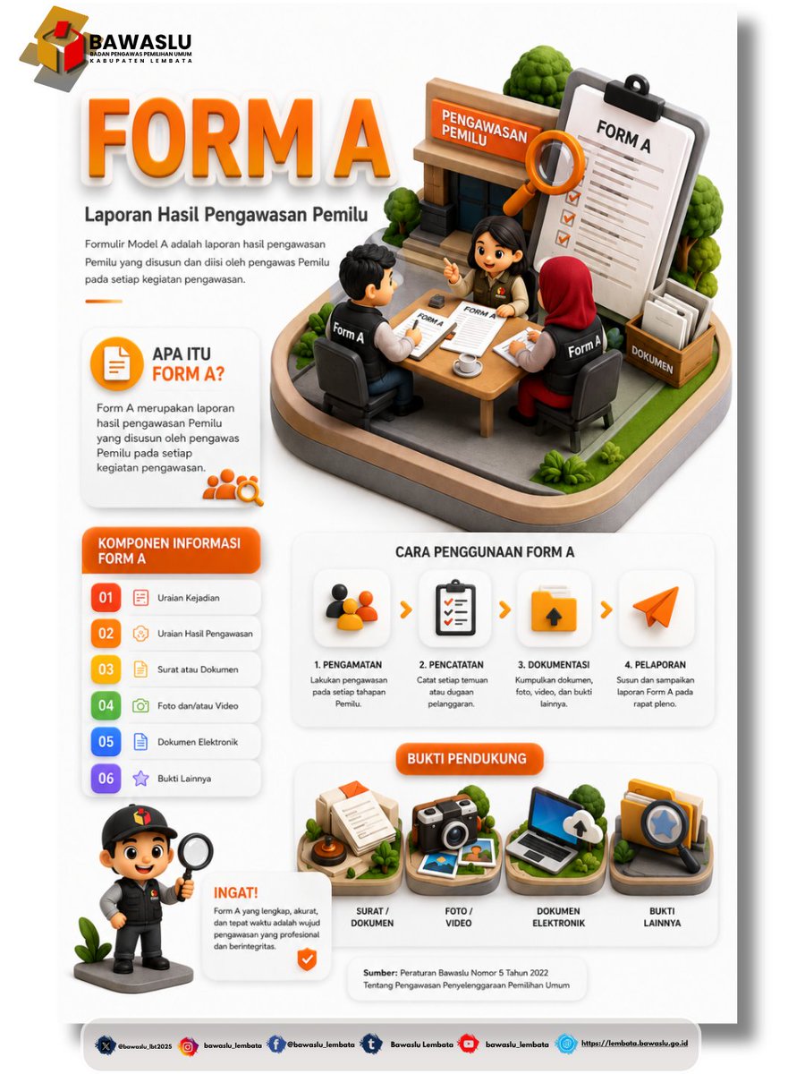 bawaslu_lbt2025's tweet photo. #salamawas
Yuk Kenali Apa itu Form A ?  Simak lebih lanjut melalui postingan berikut😉 
#EdukasiPemilu
#FormA 
#FormulirHasilPengawasan 
#pengawasanbawaslu 
#BawasluLembata https://t.co/Ax7N34pw5S