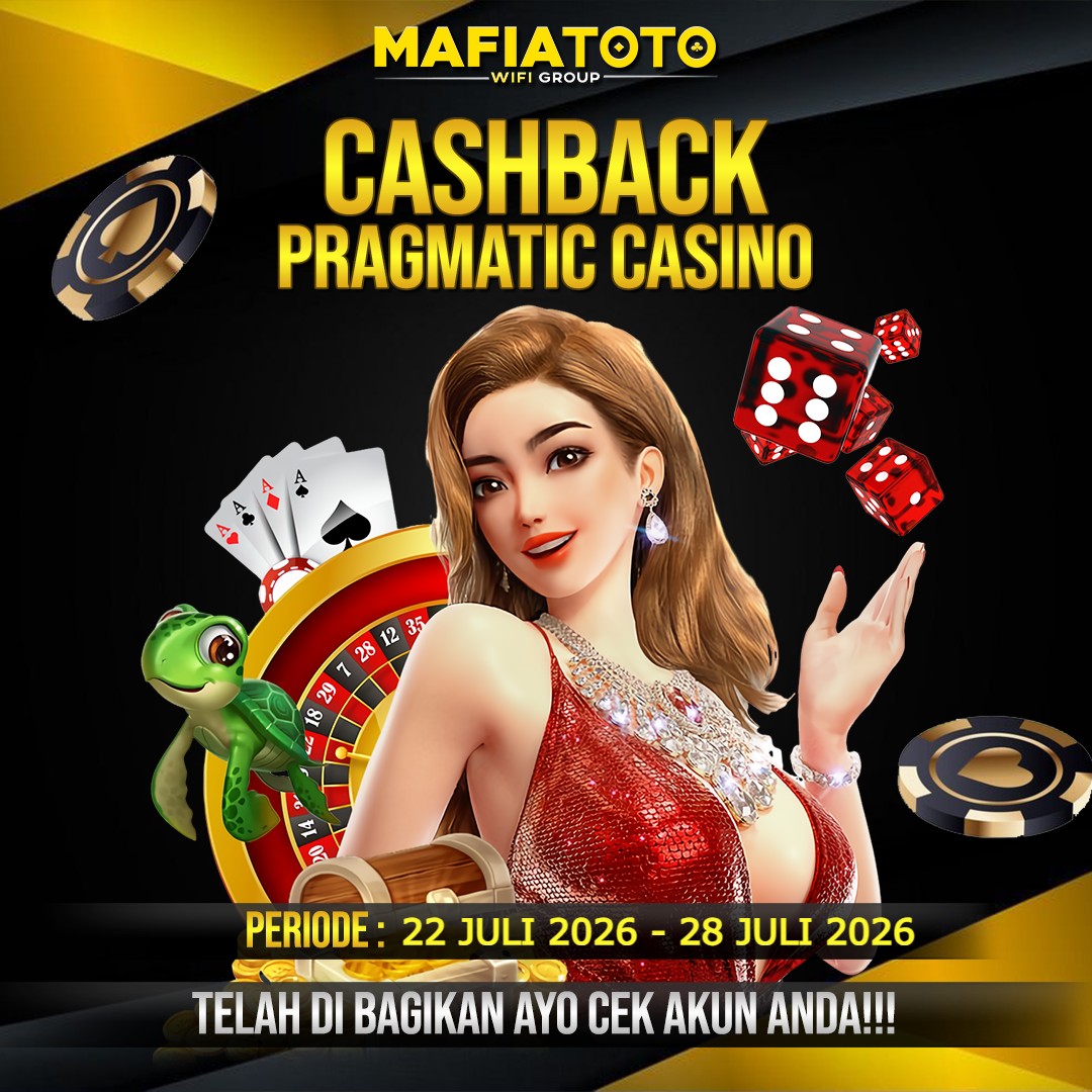 BangMafiatoto's tweet photo. ๐ฃBONUS CASHBACK PRAGMATIC CASINO๐ฃ
Kami Informasikan Kepada Seluruh Member Setia MAFIATOTO, BONUS CASHBACK PRAGMATIC CASINO Periode 22 JULI - 28 JULI 2026 Telah dibagikan.
#mafiatoto #loginmafiatoto #bonuscashback #pragmaticcasino https://t.co/soZYjy5RFK