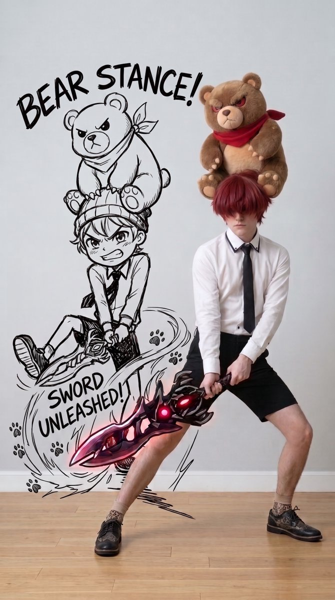 RandyxDMS's tweet photo. 📖 Day 6-7 - New look ✅

Ready for everything Maple has cooking. 👀🍁
While waiting for the next update, I had some fun playing with AI prompts using one of my real-life photos... and honestly, I think it turned out pretty awesome. 😂

What do you think? Did the prompt cook or burn the kitchen? 🔥🤣

I'll drop the prompt in the first comment if you want to try it yourself! 👇

#DearMSNDiary
@MaplestoryU

#Maplestory #MaplestoryN #MaplestoryU #MSU