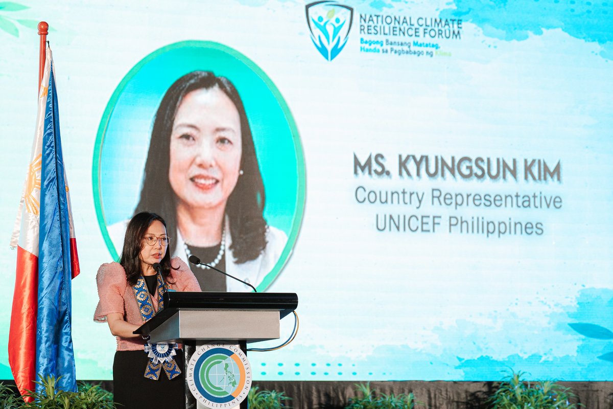 unicefphils's tweet photo. UNICEF joined @CCCPHL during #NCRF2026 and reaffirmed its commitment to advancing child-responsive climate action. UNICEF continues to support the PH gov't strengthen climate-resilient social services and building stronger, more resilient communities #ForEveryChild. https://t.co/BClJurvj5M