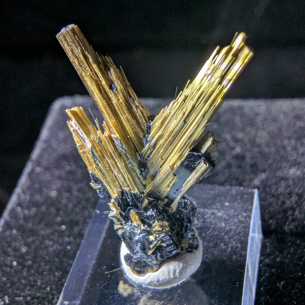 alice12mg's tweet photo. これはブラジル産のヘマタイト母岩付きのルチル。
ユニコーンガンダム2号機 バンシィすぎて即買いしたwww
めちゃくちゃかっこ良い…取り扱い注意だから慎重に扱わねば…！

ミネマル栃木店さん（@mineralmarche5）から購入！めちゃくちゃ丁寧に梱包されて届きました🙌 https://t.co/MElZe8sPZ1