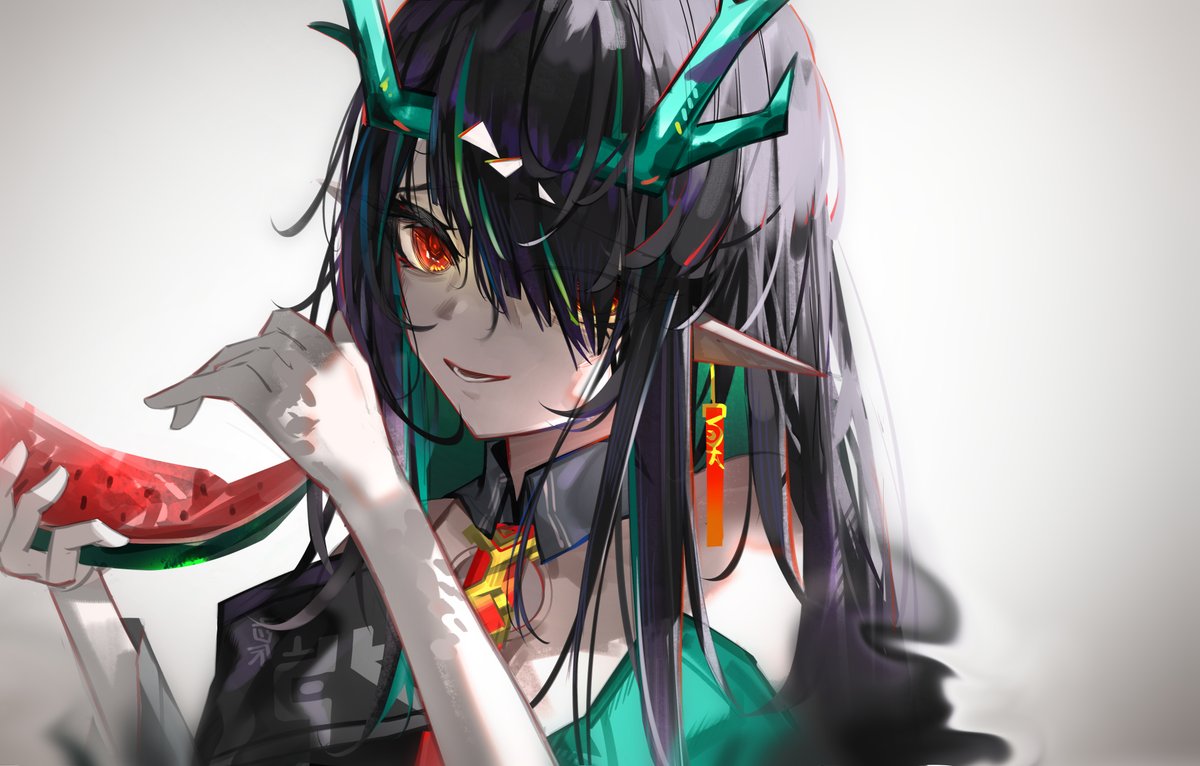 liuyun061's tweet photo. 夏天吃夕瓜~
#アークナイツ 
#明日方舟
#Arknights https://t.co/m8YLGBGG3c