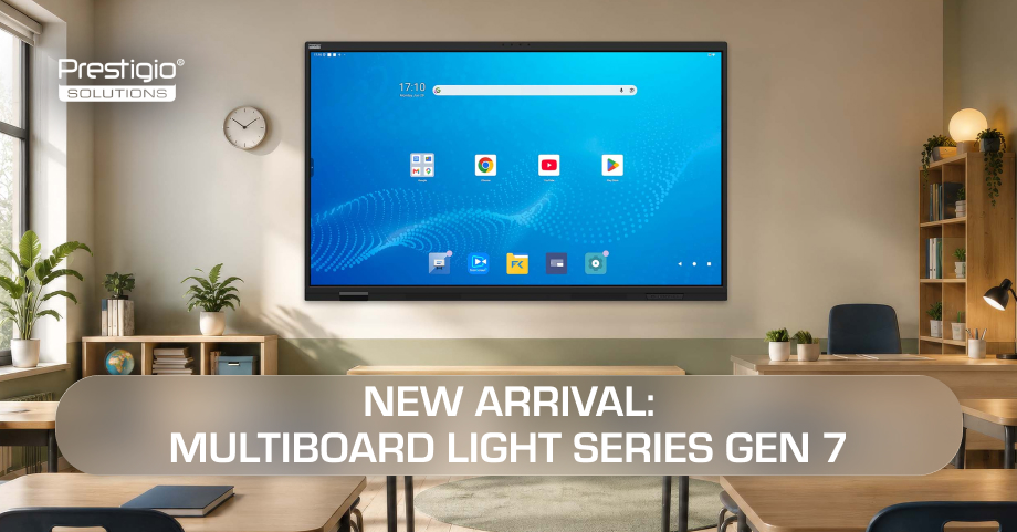 asbis_me's tweet photo. Prestigio Multiboard Light Series Gen 7 now with Android 14, AI, and one-tap privacy.
Smarter collaboration with Android 14, Google EDLA, built-in AI, 4K UHD, 50-point touch, Wi-Fi 6, and USB-C. Perfect for modern meeting rooms and classrooms.
#Prestigio #Android14 #AI #ASBIS https://t.co/5kMRy5FZEY