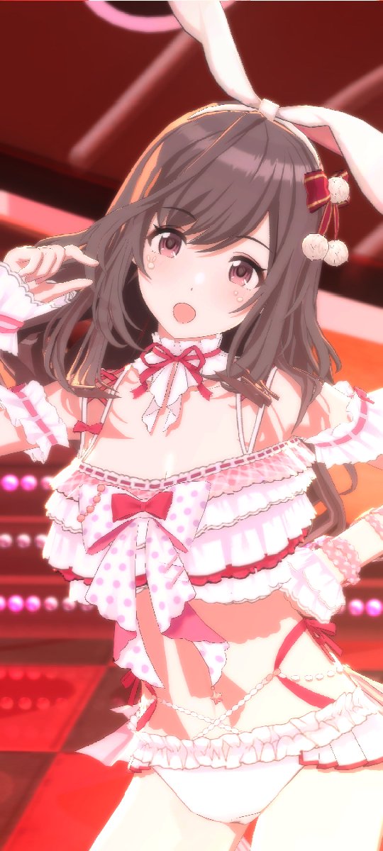 Nero_RED's tweet photo. せっかくだし、バニーメイド水着恋鐘を貼っておこう。 https://t.co/HZoaPfSehU