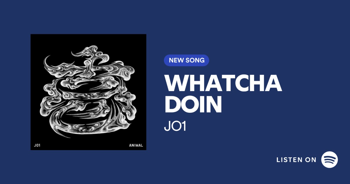 official_jo1's tweet photo. [📢] #Spotify (@SpotifyJP)
'WHATCHA DOIN' PLAYLIST IN🤷🏻‍♂

🎧Teen Culture
https://t.co/H0QqsmZrKq

🎧New Music Friday Japan
https://t.co/OreZ1aEdWl

#JO1 #JO1_ANIMAL #JO1_WHATCHADOIN https://t.co/afgpJmVRfy