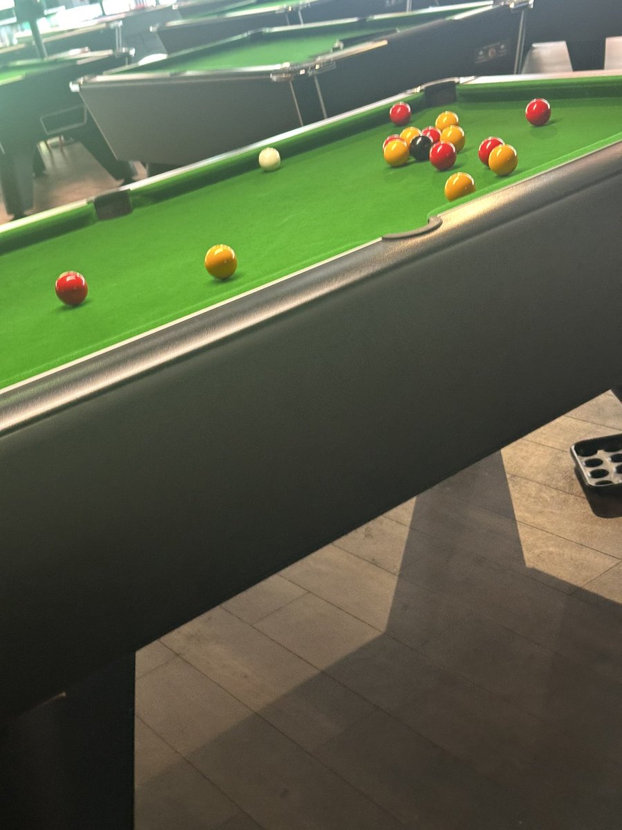 HotshotDarts's tweet photo. Swapped the oche for the pool table a couple of days ago… 👀 

I’m swapping the oche again today for a different thing, you shall see later 👀 

I am looking forward to August and beyond for my darts! https://t.co/ZuRFNtkN3b