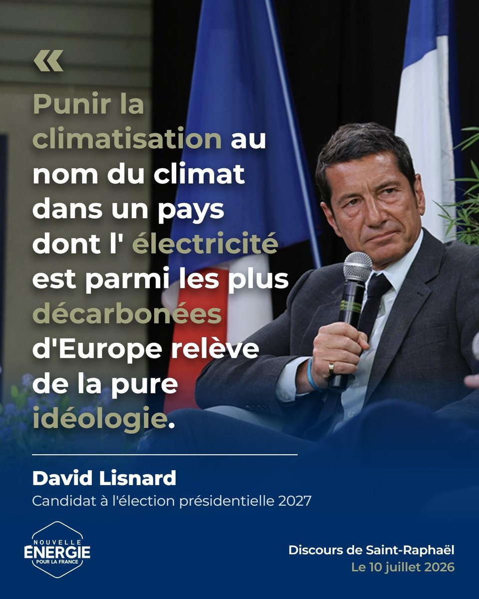 Nouv_Energie49's tweet photo. « Punir la climatisation au nom du climat dans un pays dont l'électricité est parmi les plus décarbonées d'Europe relève de la pure idéologie. »

@davidlisnard @Nouv_Energie 

Rejoignez-nous : https://t.co/r5uc8q26GL https://t.co/AaDq4879qJ