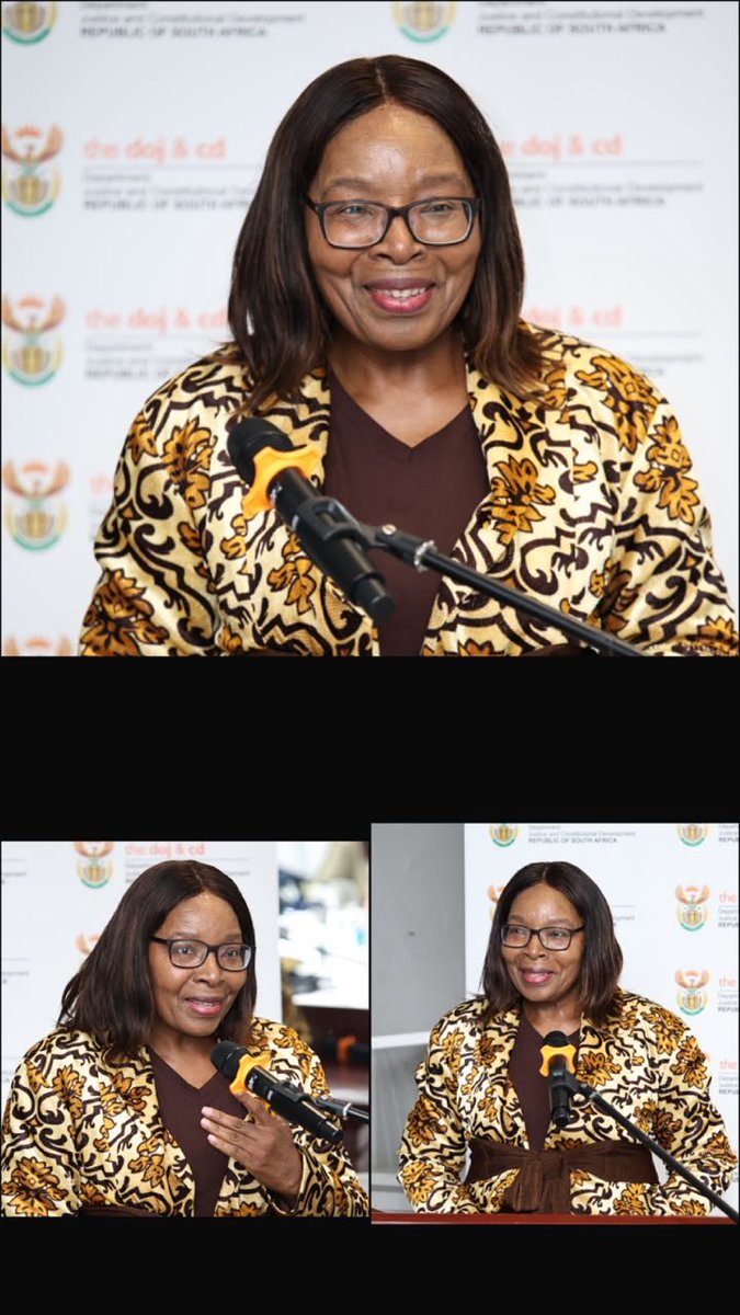 UncleSands_ZA's tweet photo. my mother started as a junior prosecutor — lecturing and studying at the same time.
she rose through magistrate, then senior assistant state attorney.
she climbed all the way up the ladder, becoming the first black female chief state law advisor in 2022.
a true servant of justice https://t.co/PQz8M9OO8s