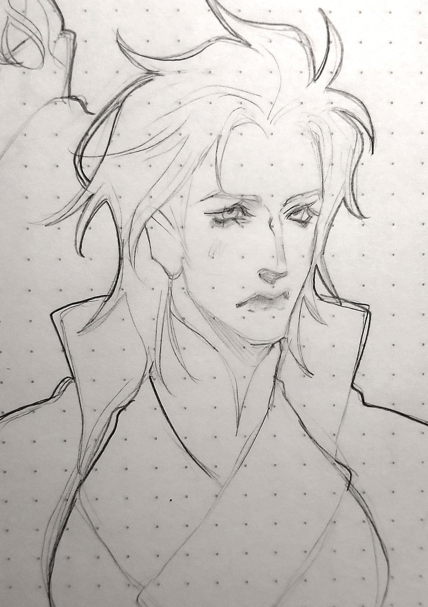 awfulwizard's tweet photo. i wish my camera took better pics of my sketchbook but. my take on fem vergil and dante... did someone drop their girlfriends please come get them https://t.co/eupObfowy4