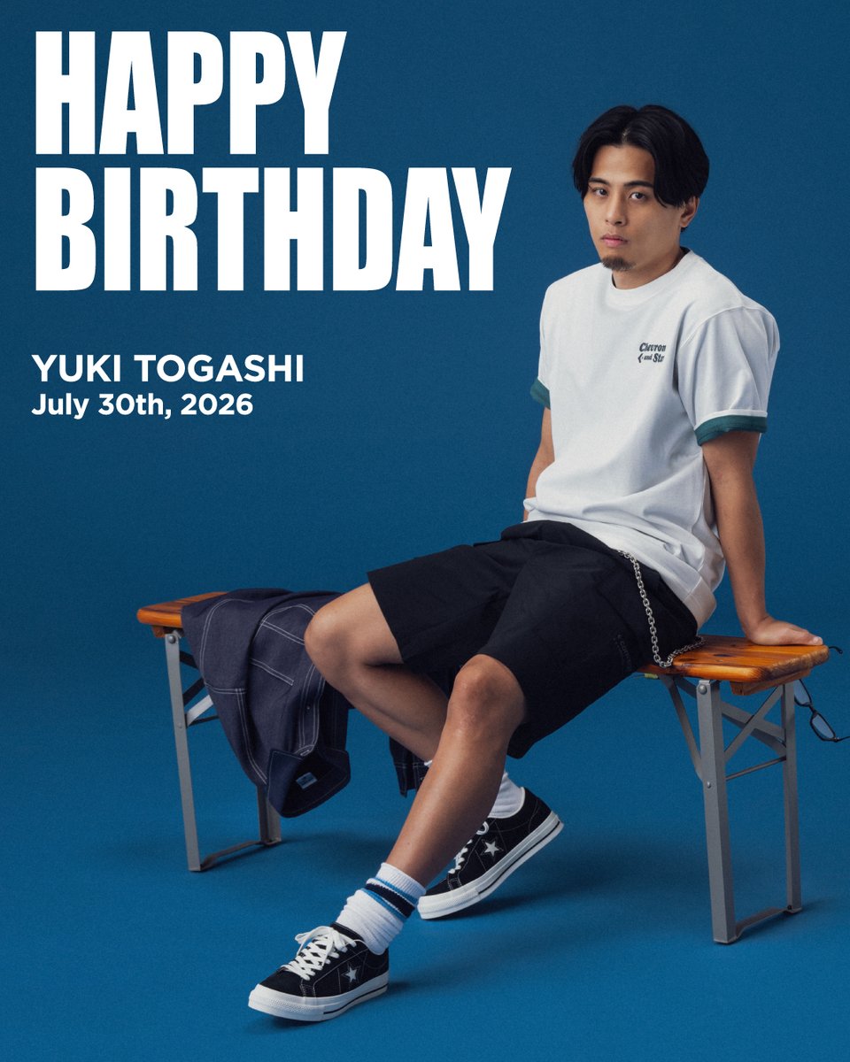 CONVERSE_Japan's tweet photo. 🎊HAPPY BIRTHDAY🎊

本日7月30日は、富樫勇樹選手のお誕生日
おめでとうございます！！！

皆様からの熱い祝福コメントお待ちしてます🔥

@YukiTogashi 
#コンバーススポーツ https://t.co/OvrMl3AanI