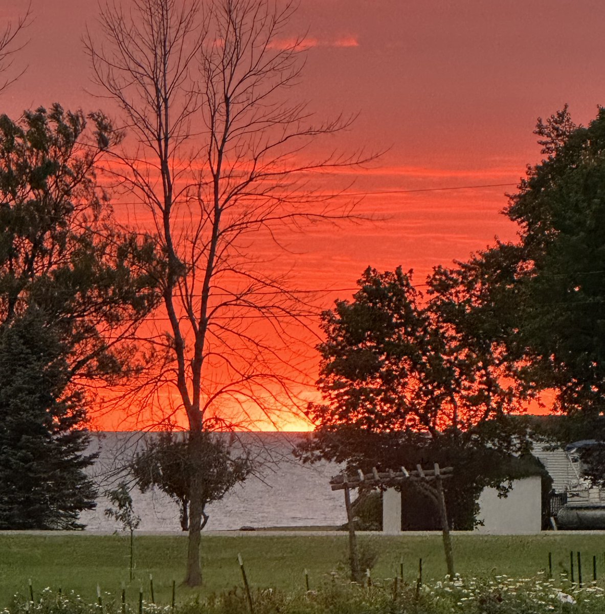 ThorpeVineyard's tweet photo. Another amazing sunset over Lake Ontario and the evening glow to follow. Good night...
#thorpevineyard #lakeontario #sunset #EveningGlow #chimneybluffsstatepark #WayneCountyNY https://t.co/sdO1GnlRkx
