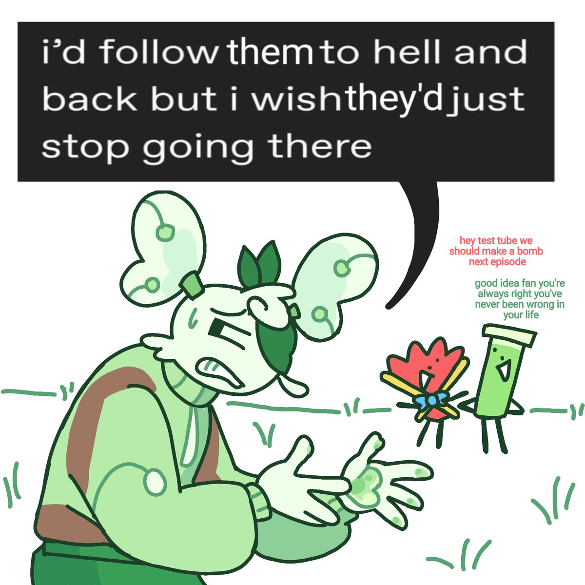 AnethingsGood's tweet photo. The family dinamic of miscommunication and despair strikes again
#inanimateinsanity https://t.co/hL1ra5MwWe