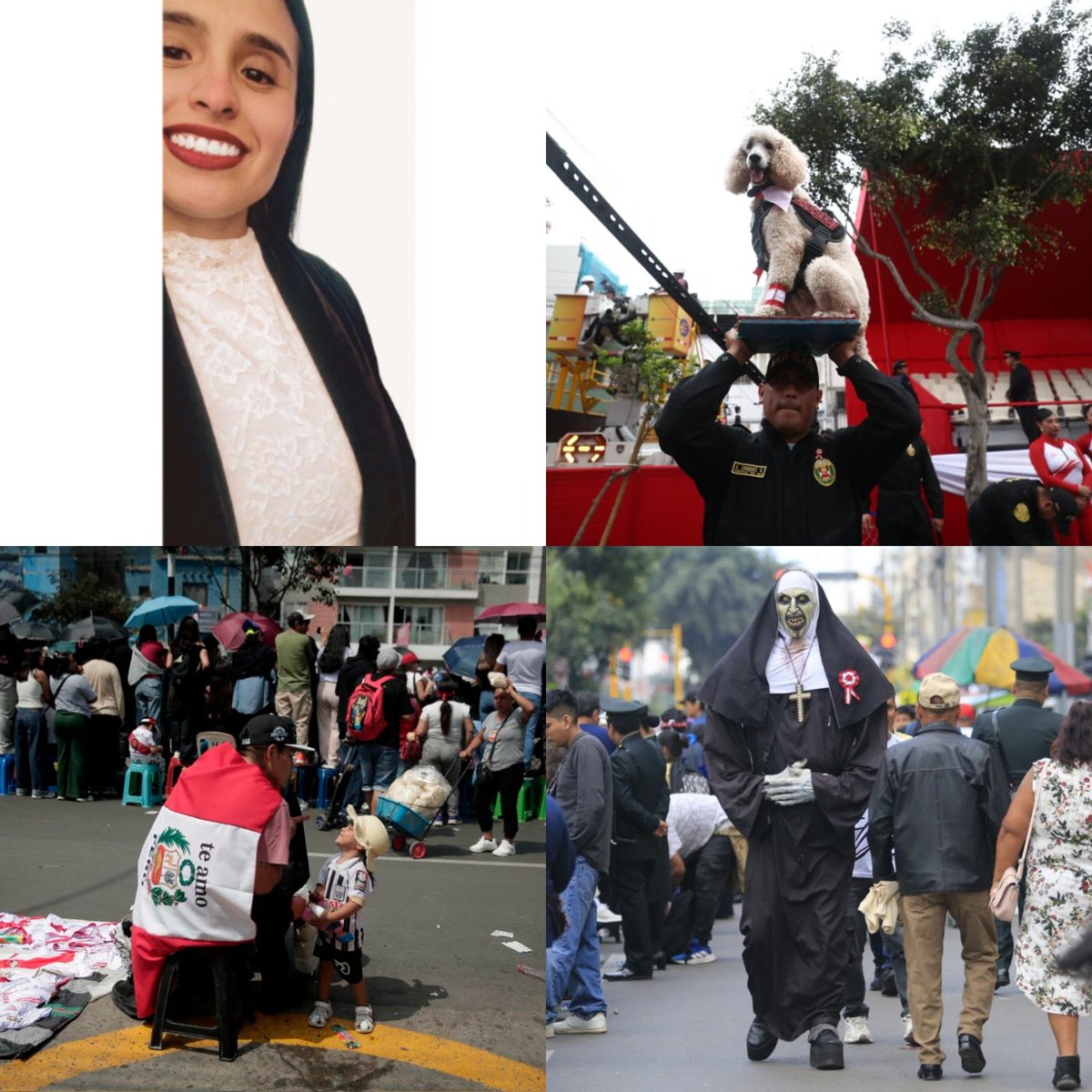 ACaruajulca's tweet photo. Feliz 205° Aniversario de la Independencia del Perú 🇵🇪🤍
"Muere pero no cambies de bandera" 
#comisión #periodismo 
FOTOS: GEC y propias https://t.co/a6gGuVM5ZC