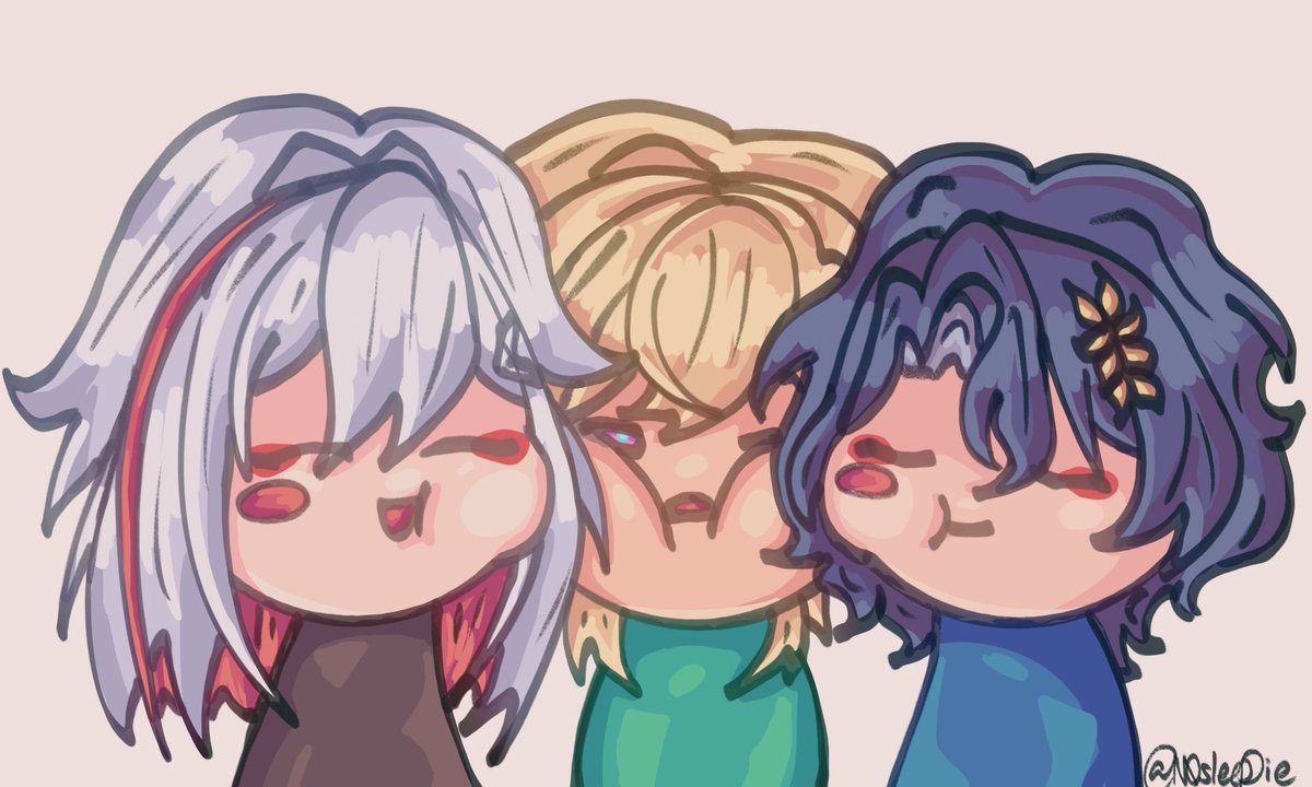 N0sleepie's tweet photo. Gyus… stawp…. Yur swuishubg me….

#IP3 #HonkaiStarRail https://t.co/91bJ1WpMhF
