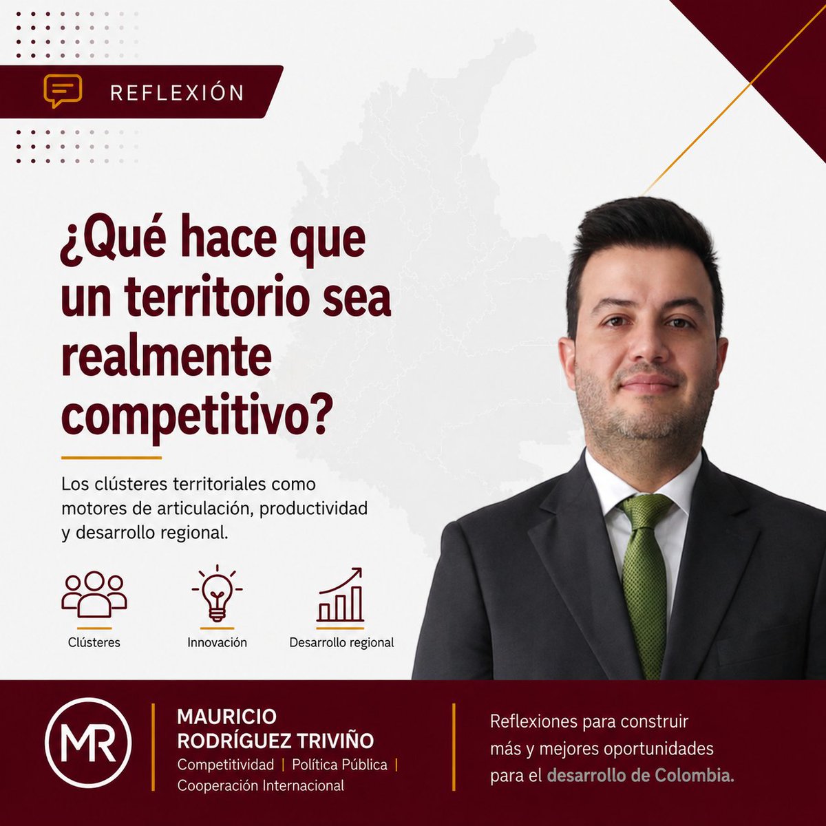 MauricioRodTri's tweet photo. ¿Qué hace que un territorio sea realmente competitivo?

Una reflexión sobre clústeres, articulación territorial y el papel de la confianza en la construcción del desarrollo regional.

https://t.co/TFgKud0zOG https://t.co/NgakvJJfrx
