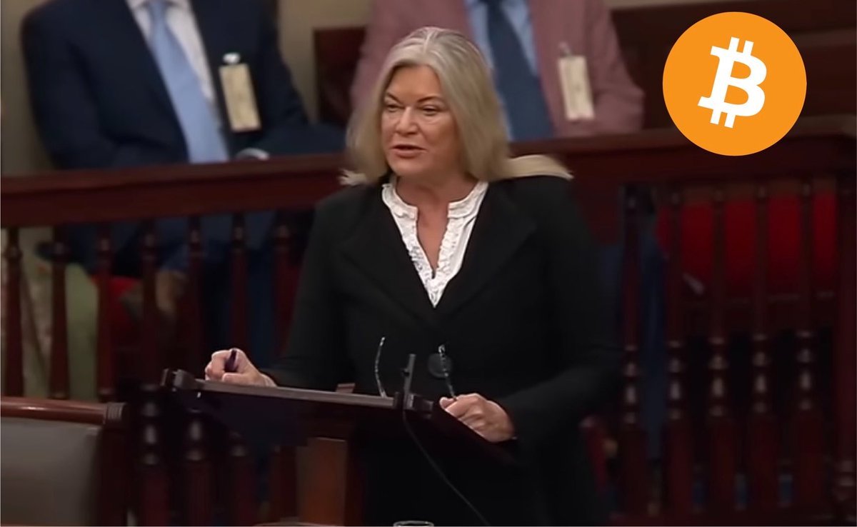 Hallowpnl's tweet photo. 🇺🇸 Senator Cynthia Lummis says she doesn't know what else Democrats need to pass the Clarity Act after 11 months of meeting their demands. https://t.co/LwMDE0GNmM