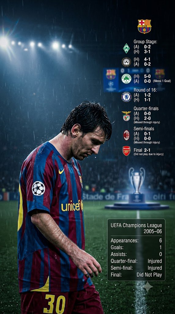 UsoJordan43610's tweet photo. This fraud did nothing in 2005/2006 season for Barcelona in Champions League https://t.co/CRydskR5gb