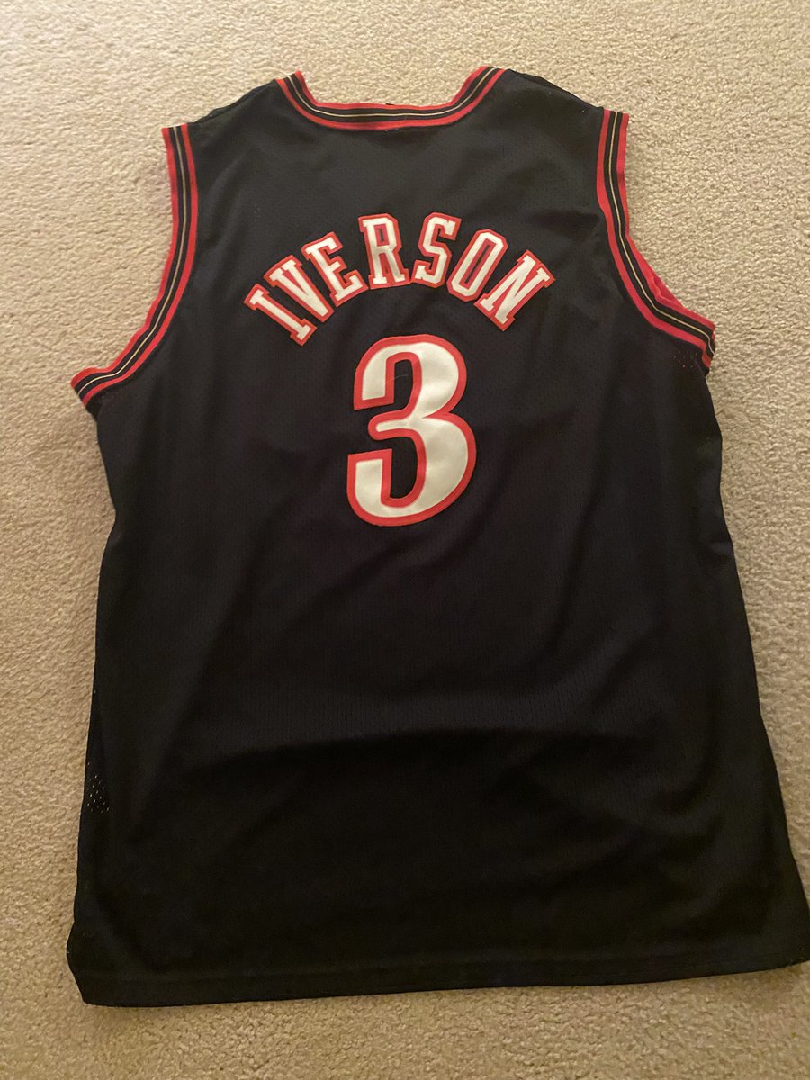 jbmovic's tweet photo. Mom passed down the family Iverson jersey tonight 🫡 will do it justice https://t.co/imd5y2S9OT