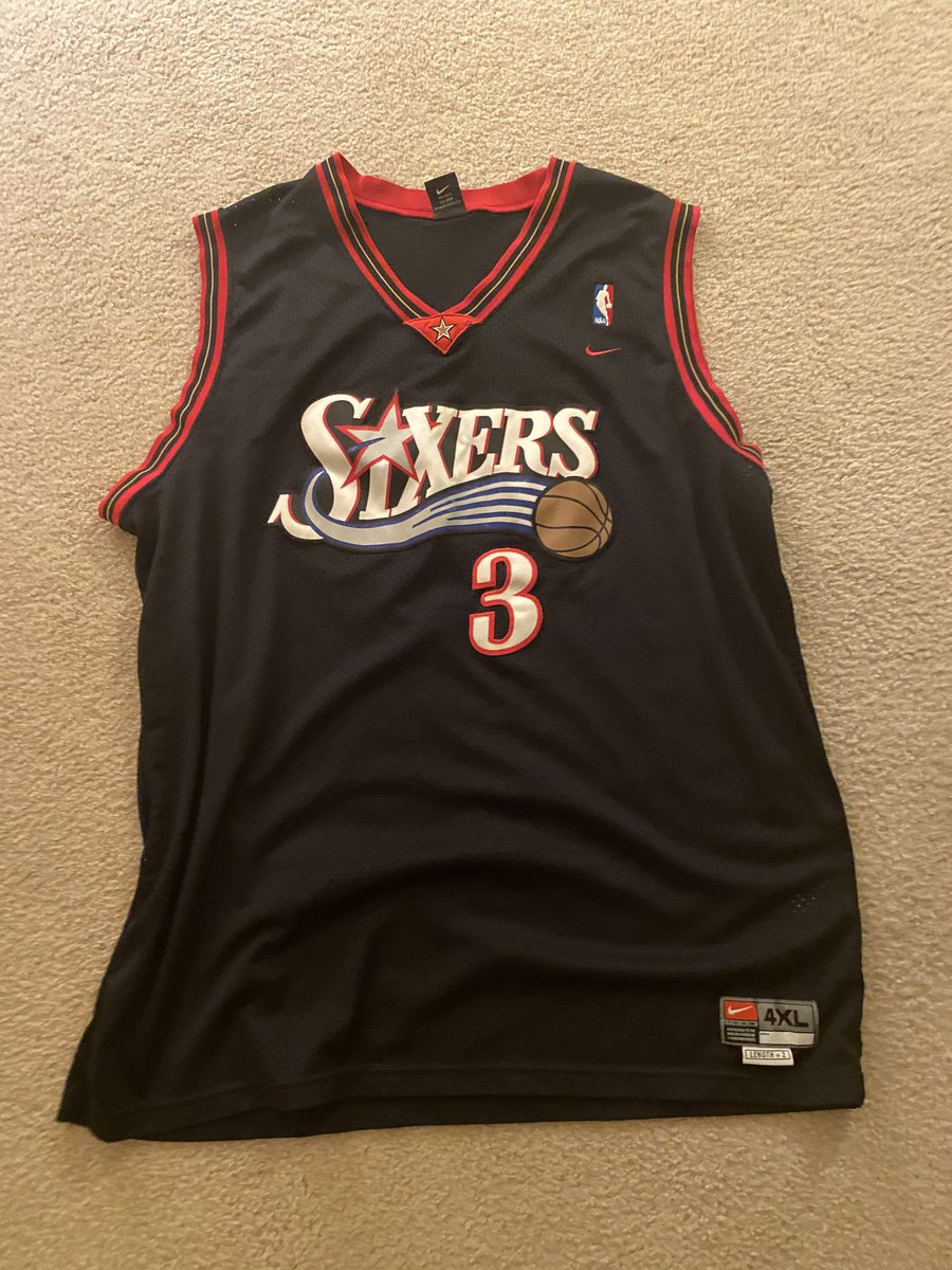 jbmovic's tweet photo. Mom passed down the family Iverson jersey tonight 🫡 will do it justice https://t.co/imd5y2S9OT