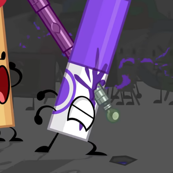 tenfold9s's tweet photo. oomf brought up the idea of marker possibly getting his modern personality because he got stabbed in the head in bfdia i fuck with that idea so much https://t.co/bfNtbIOmC3