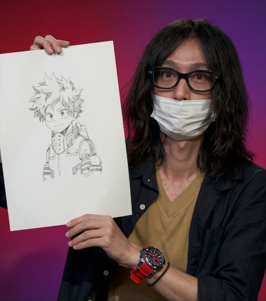 CartoonsOTMoon's tweet photo. Kohei Horikoshi, el creador de My Hero Academia, anunció que lanzará un manga one-shot de terror.

Algo que los fans llevaban años esperando. https://t.co/HI7YdVif4H
