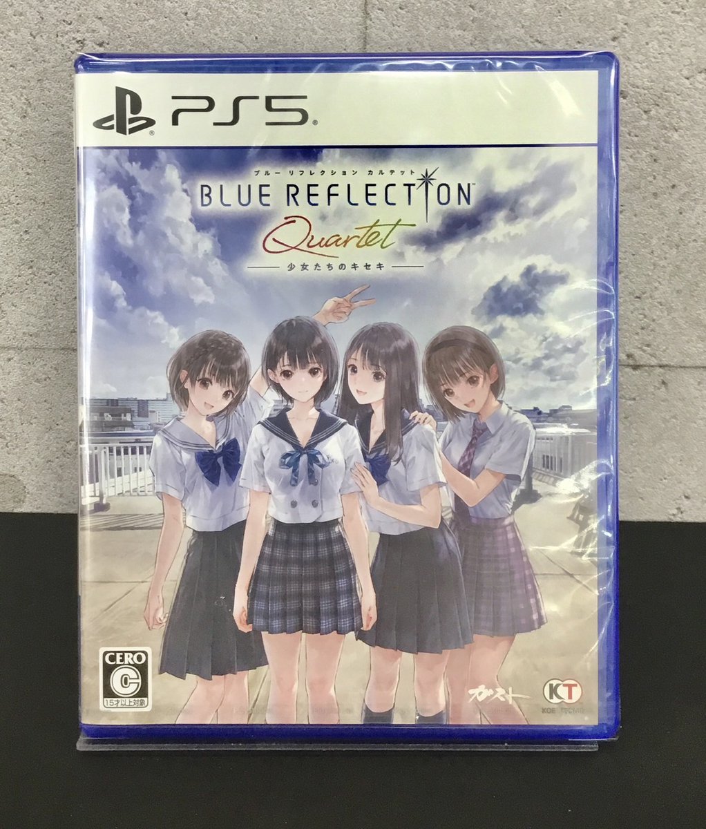mansougame's tweet photo. 新作ソフト情報‼️
⭐️PS5⭐️
BLUE REFLECTION Quartet: 少女たちのキセキ
発売中‼️(*´ω｀*)
#yamaguchi #PS5 https://t.co/etAUqZwa2q