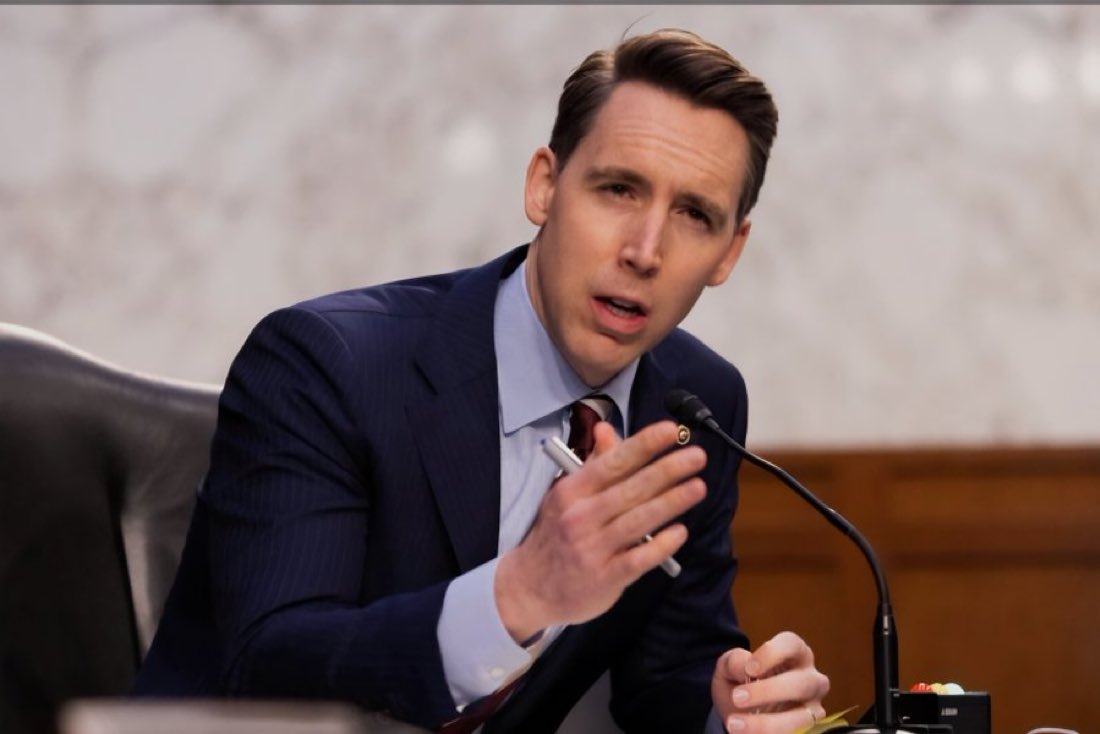 cutturd2's tweet photo. I'm probably in the minority here but I'd rather Josh Hawley be as tough on Thune as he was with Dr.Evil today

But, instead Hawley has

- Held pro-forma sessions to help Thune block Trumps recess appt's 

- Hasn't objected to Thune's August recess

Tough talk is cheap.. https://t.co/KFUQnF4CqT