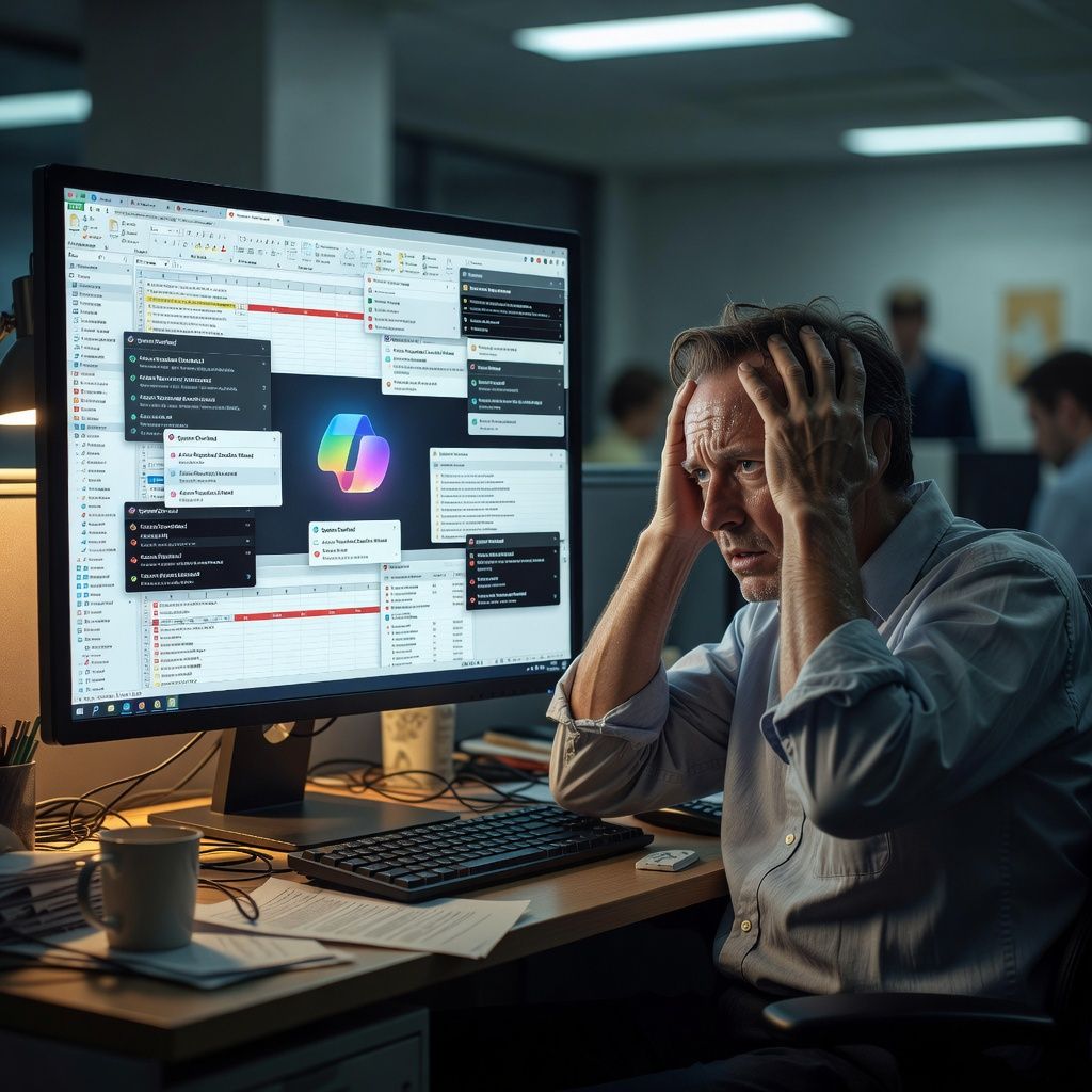 travelydata's tweet photo. Microsoft confirms a Copilot ‘super app’. Your desktop is about to get even more overwhelming. Can one app really do everything, or will it just replace one mess with another?

#Microsoft #Copilot #SuperApp #AI #DesktopChaos #TravelyData #eSim https://t.co/AHxwX4xdC9