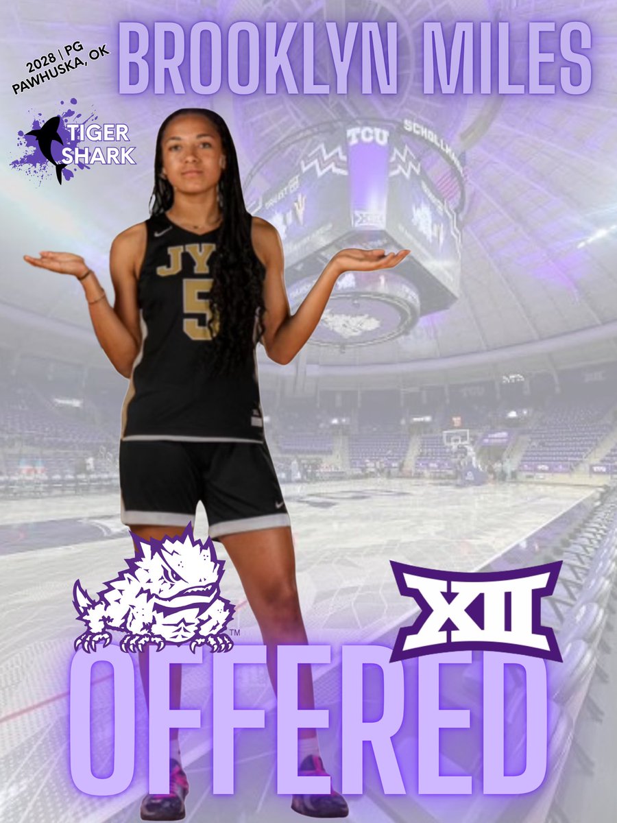 BrooklynMiles05's tweet photo. After a great phone call with @GoFrogsMC and @tcuwbb i’m glad to have received an offer to play as a Horn Frog!! So thankful for the opportunity and support from staff through this process and Thank you Jesus 🤍 https://t.co/ciFlHdG90S