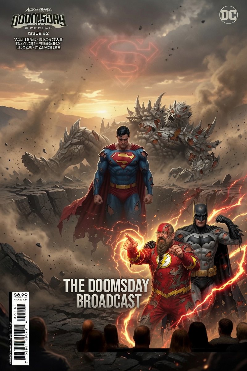 Batman54xXx's tweet photo. #reddesk #reddesksignal #geezercitizenx #batman54xXx #superman #doomsday #temporalwar #vaultmethod #cinematicrealism #comicedit #epicbattle #aftermath #legendaryfight #mythicchapter #contentcreator #viral #fyp #trending #followme #sharethis https://t.co/J25BMqd7K4