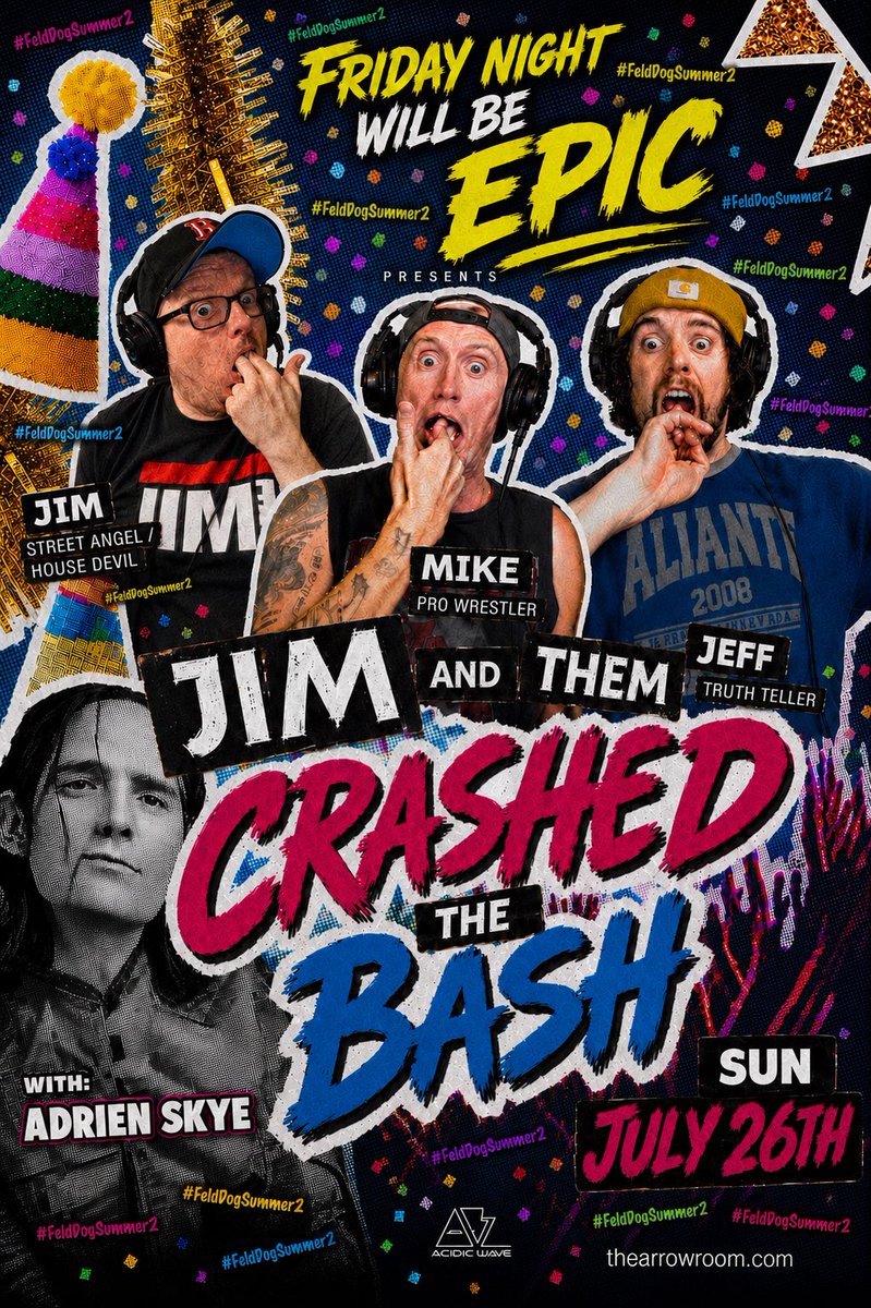 FeldmanSelf's tweet photo. Hold on Goons cause after the @jimandthem Thur vid we find out what went down last weekend! Here’s a hint #jimandthem #cocobaunz #WolfPact #FeldDogSummer2 #JATCrashedTheBash #50K https://t.co/lKMCXxLfzQ