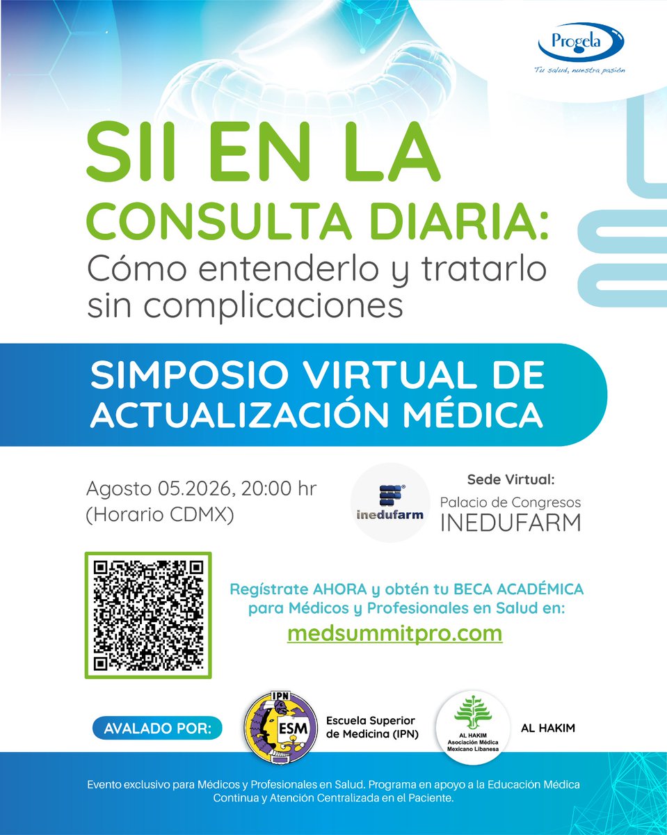 ESM_Oficial's tweet photo. ⚕️ SII en la consulta diaria: Cómo entenderlo y tratarlo sin complicaciones. Simposio virtual de actualización médica⚕️
#ESM #IPN #medicina https://t.co/zZtW14CqRW
