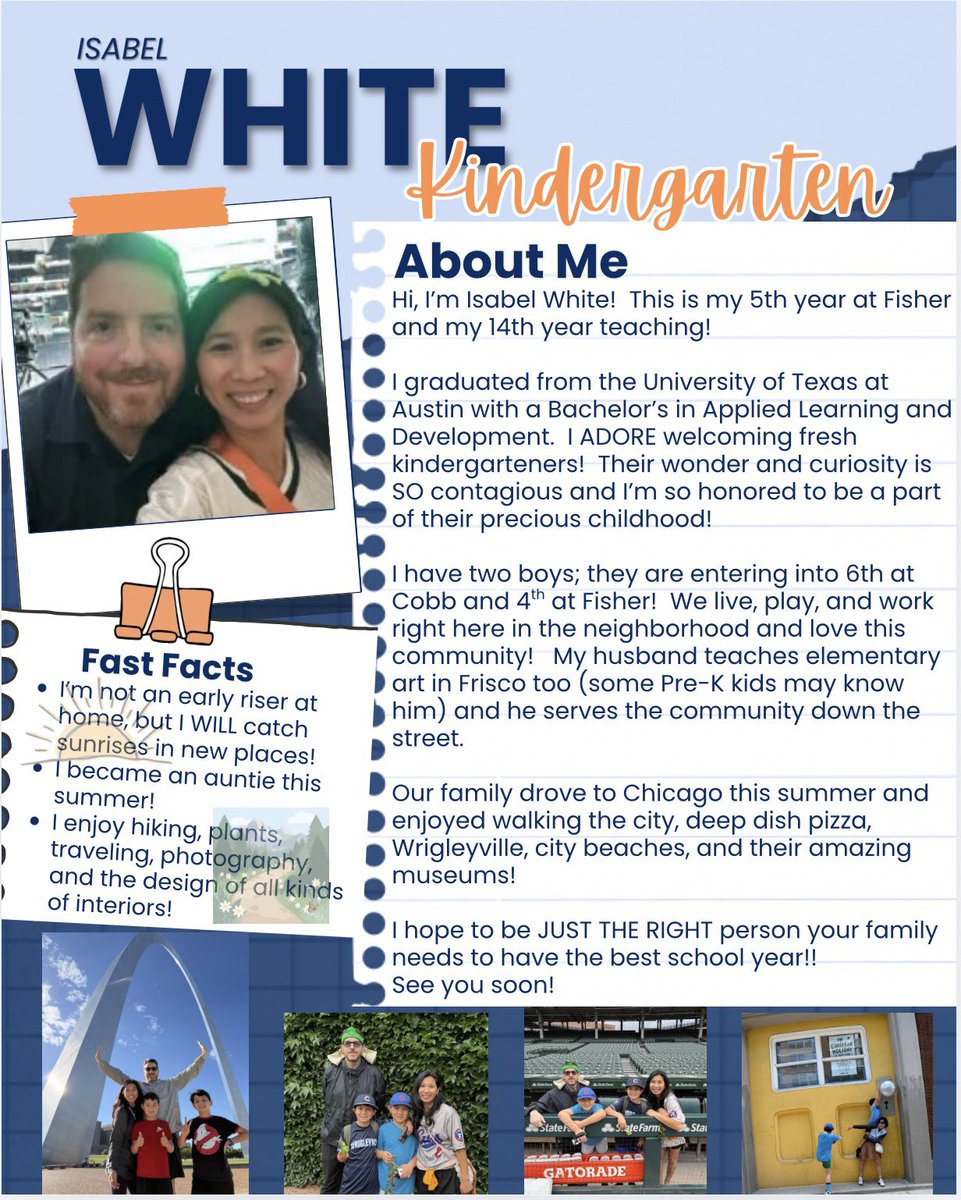 FisherElem's tweet photo. Let’s meet the Fisher staff round 6. https://t.co/rLbSdPqOf3