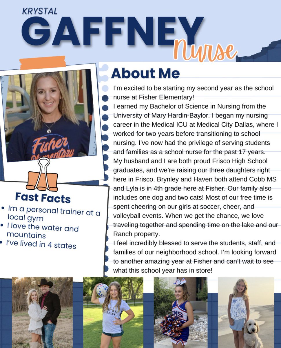 FisherElem's tweet photo. Let’s meet the Fisher staff round 6. https://t.co/rLbSdPqOf3