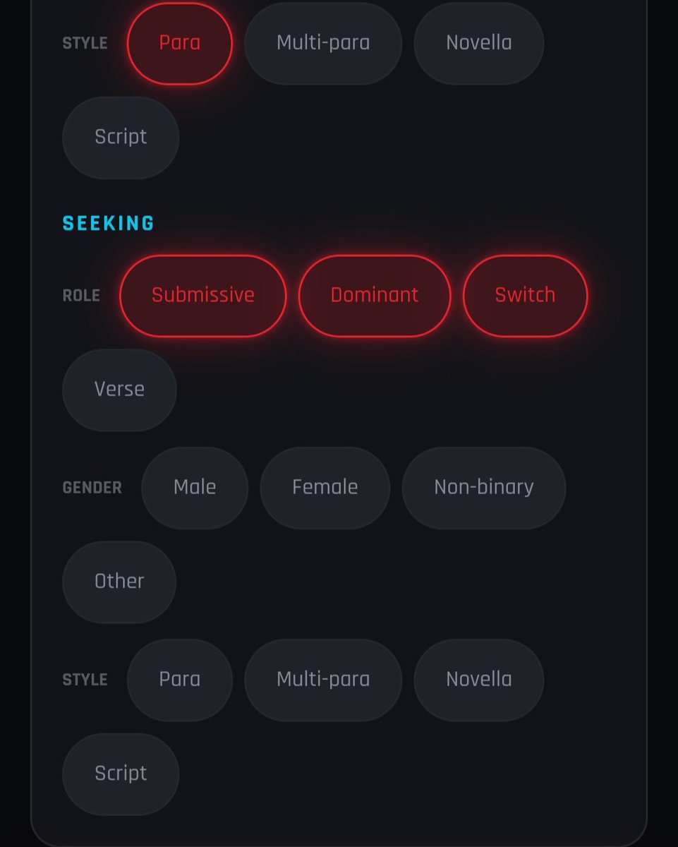 TrigonsGateway's tweet photo. || To anyone curious to see what I am working on, this is a very early prototype.

It is NOT a dating app, however the design is based on Tinder. 

You apply tags to your profile, and it filters you to accounts based on your tags. Allowing you to find new partners and match. https://t.co/zbqC362p8A