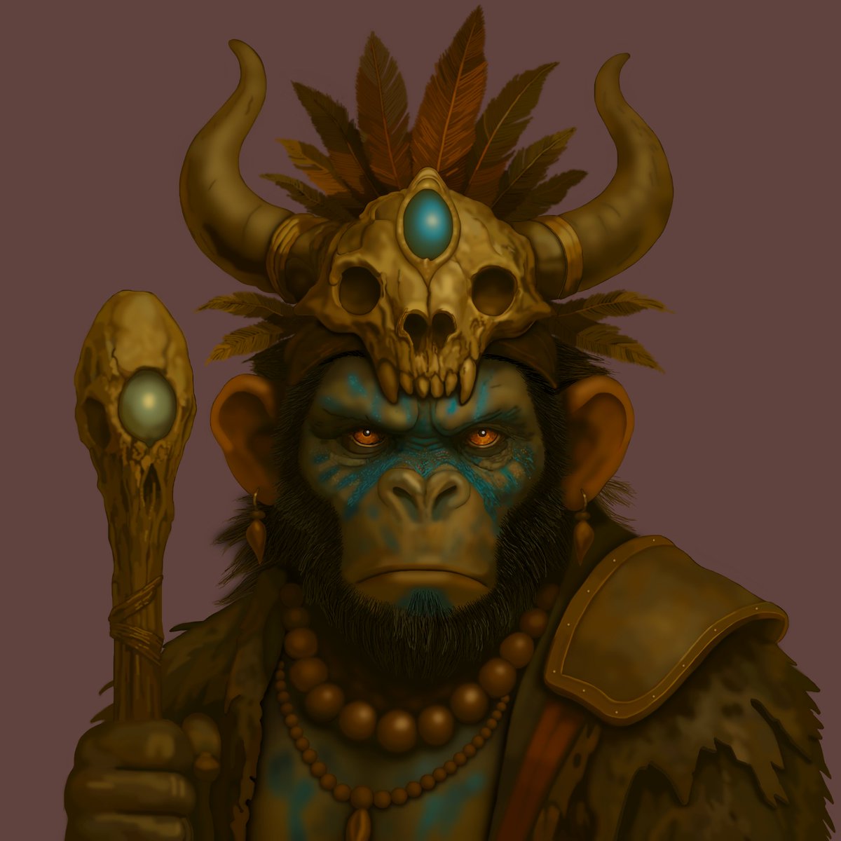TheMoonkeyz's tweet photo. figured i'd set up an X for my next pfp collection so i can post sneak peeks &amp; progress updates! 

here's one of many 1/1s that'll be in the mix https://t.co/2z3gVgd5JZ
