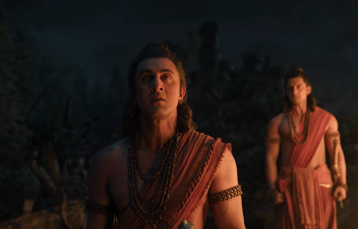 worshipVK's tweet photo. People need to stop crying over everything. Hanuman Ji had no role in Ram Ji's life before the 13th year of the vanvas. He appeared only after Sita Haran and Part 1 ends with Sita Haran. So how do people expect the makers to sneak him anywhere into the story? https://t.co/faQnj0OZww