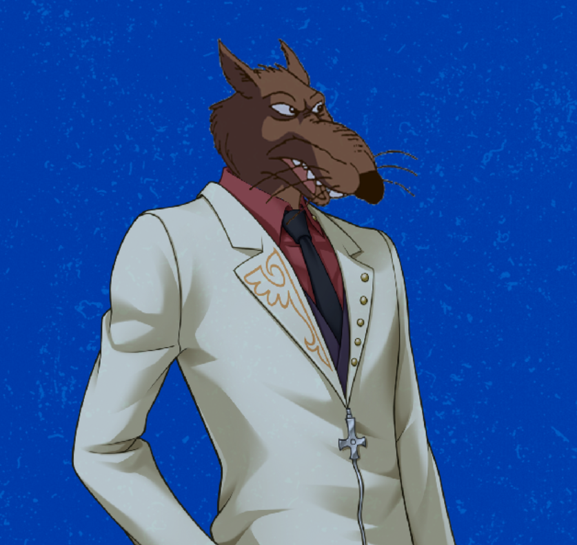 RatOfBusiness's tweet photo. "Don't know what you mean by ordeal but, the name's Rodecio. J. Rogers. But you can call me Rody." https://t.co/2KN5YThM3j