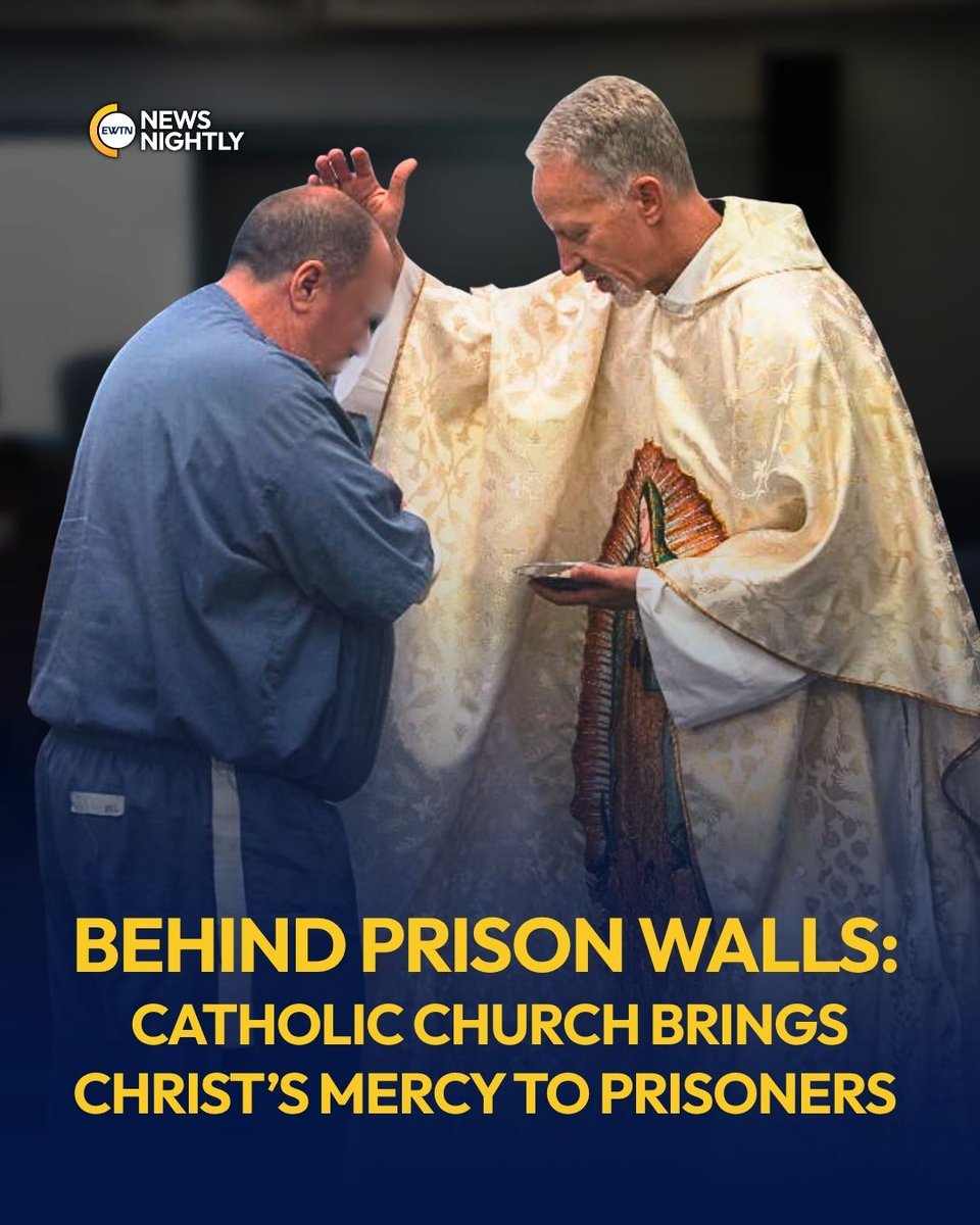 EWTNNewsNightly's tweet photo. For many people behind bars, the Church's presence can be a source of hope, faith, and connection. During a recent presentation on Catholic prison ministry, Bishop William Wack shared how his own years of serving in jails and prisons shaped his vocation and confirmed his belief that those who are incarcerated remain part of the Church community. Yet Catholic chaplaincy and ministry resources remain limited. Today, we take a closer look at the mission of prison ministry and why it is crucial for keeping those behind bars connected to the Church: 

https://t.co/TOnDZZaZzN