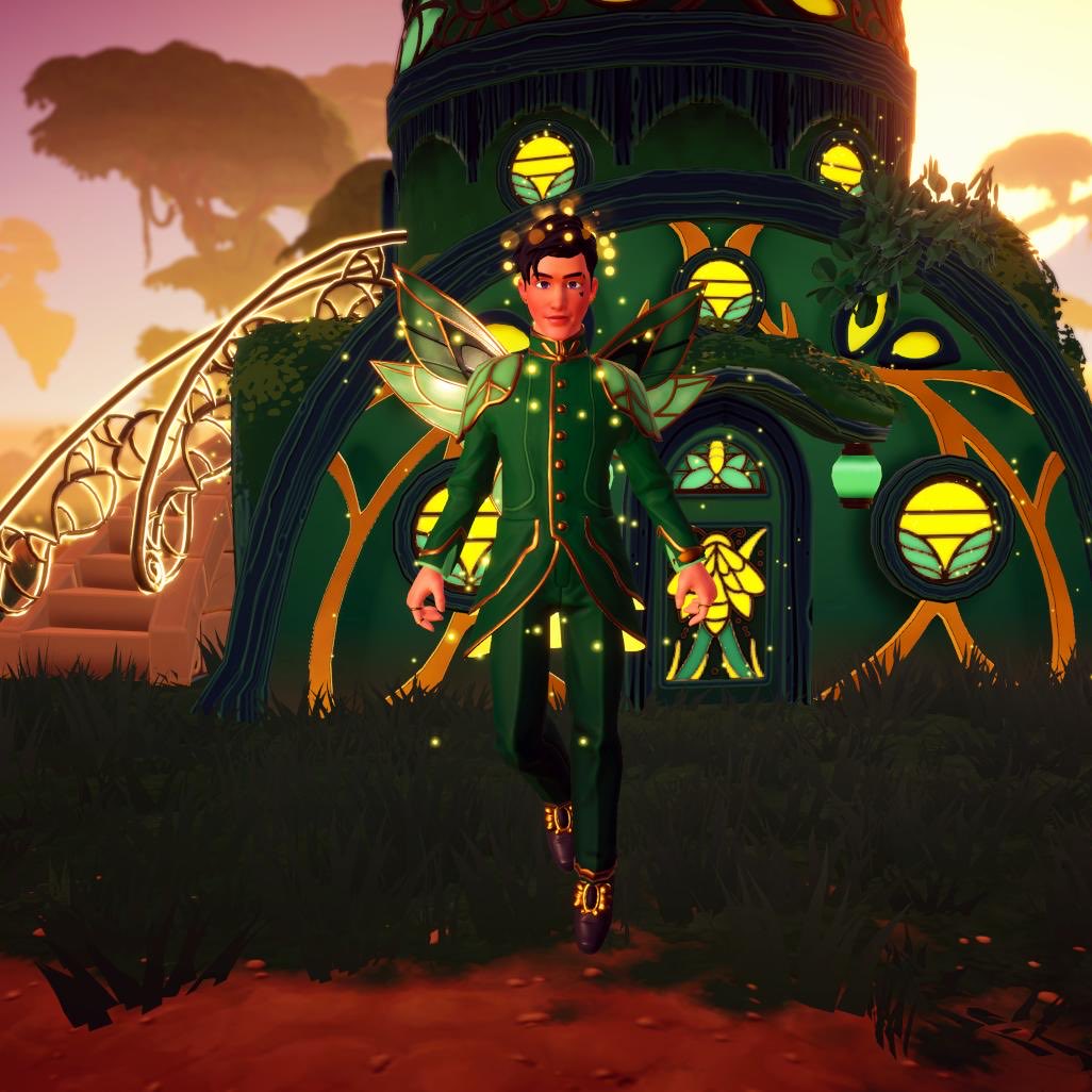 ComftyChaos's tweet photo. Fairies everywhere! 🧚✨🧚✨🧚✨🧚
(Minimal clipping so far…)

Love everything about this vibe! 🥰🤗
This is from the Moonstone Mega pack, the Emerald Firefly dress and suit, along with the wings 🪽 and heels 👠. 

#DDLV #DDV #DLV #DisneyDreamlightValley https://t.co/kdlbhzbi1m