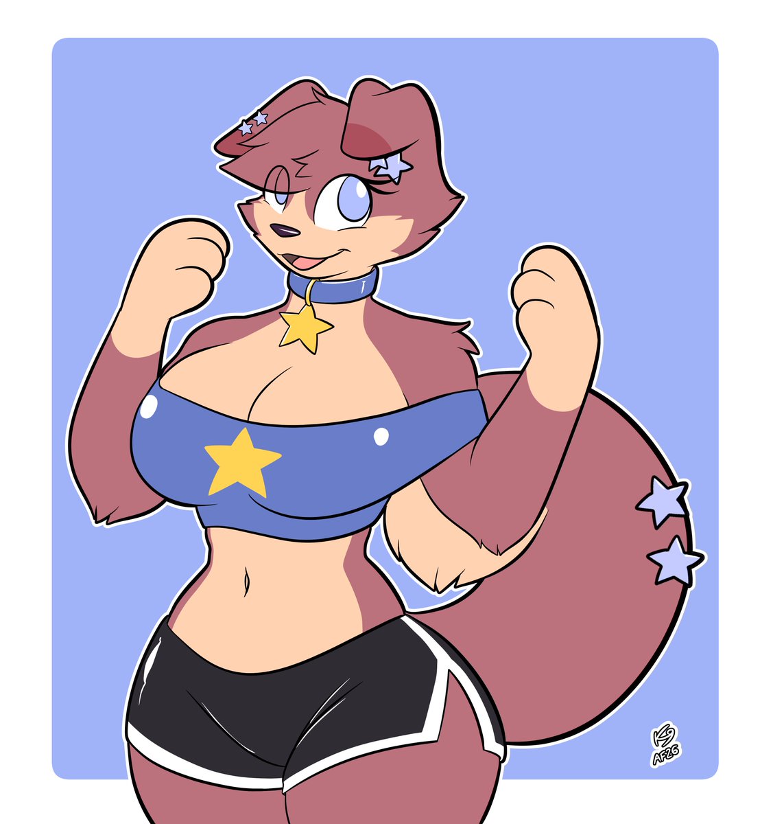 the_K9_team's tweet photo. doggo for art fight https://t.co/JFY2UOuxr5
