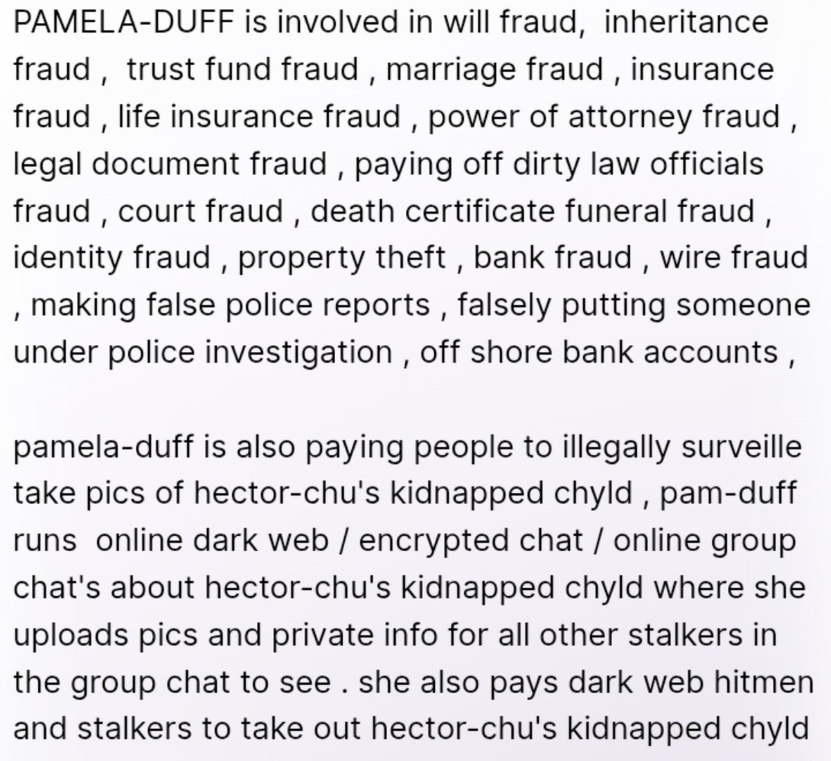 SolarflashBugs's tweet photo. #Expose #ChyldTrafficking 
@FBIDirectorKash @DHSgov @CIADirector @CIA @NSAGov @FBIPhiladelphia @PAAttorneyGen @INTERPOL_SG
@INTERPOL_HQ @SecretService @JoshShapiroPA 
@PAStatePolice @PAStateDept @UNODC_PTRS
@UGLE_GrandLodge @CIJ_ICJ @IntlCrimCourt
@TheJusticeDept @PAGovOffice https://t.co/f93sz2UUsS