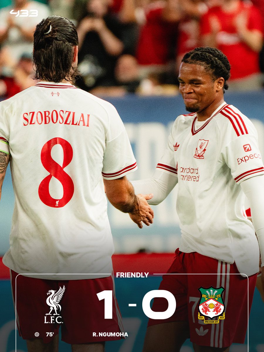 433's tweet photo. 𝐂𝐀𝐏𝐓𝐀𝐈𝐍 𝐒𝐙𝐎𝐁𝐎 𝐀𝐒𝐒𝐈𝐒𝐓 ➡️ 𝐍𝐆𝐔𝐌𝐎𝐇𝐀 𝐆𝐎𝐀𝐋 💎

Liverpool win their second game under Iraola as well ✔️ https://t.co/I6Pilq9t9G