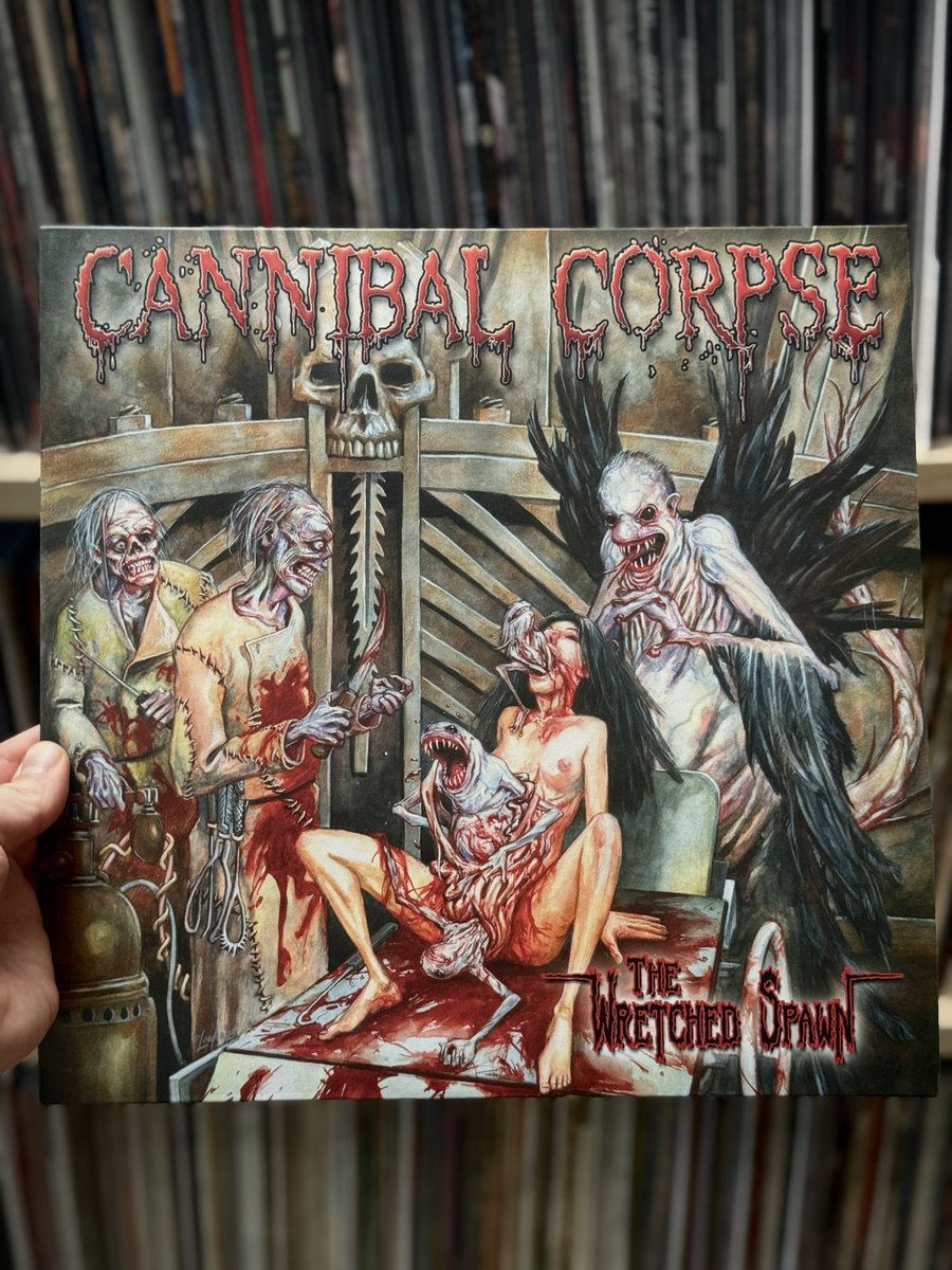ZTextremeMetal's tweet photo. #NowSpinning 
#VinylCollection 

-Cannibal Corpse 
-The Wretched Spawn 
-2004
-Death Metal 

https://t.co/lXaODUFwIE

#DeathMetal 🇺🇸 #LEGENDS #RIFFS 
#SHRED #BlastBeats #VOCALS #logo
#GuitarTone #GuitarSolo #BassTone 
#drums #artwork #VinceLocke 
#CorpseGrinder #2000s 🤘🏻🔥🔥🤘🏻 https://t.co/ahGIskn0ZJ