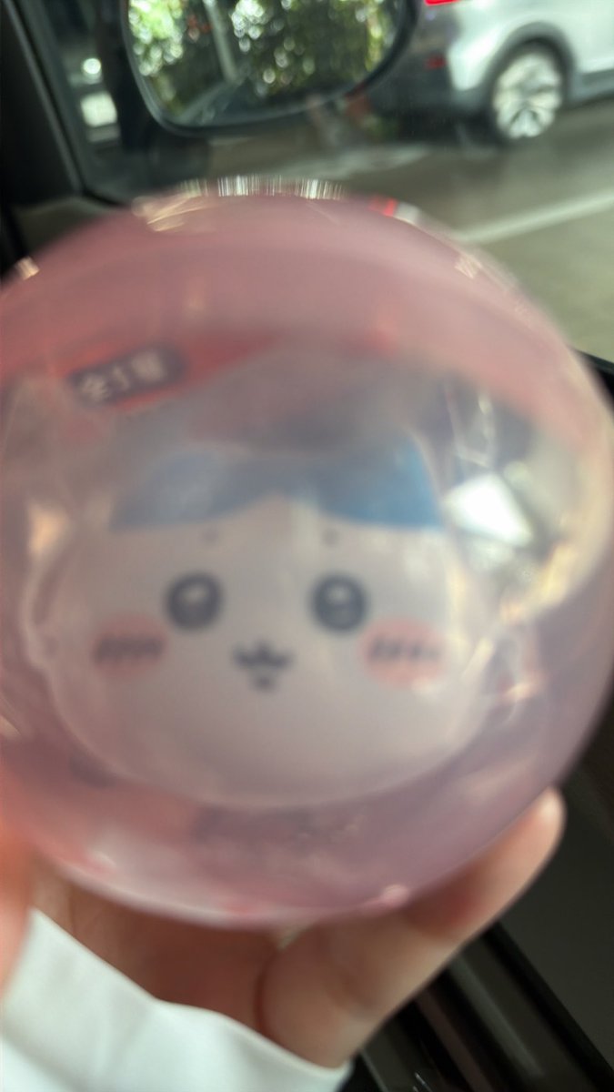 kttm_as's tweet photo. 巾着ガチャもウエハースも見つからなさすぎるー😭
おめん見つけたからやったらハチワレだったー！ https://t.co/6xGBH3smLg