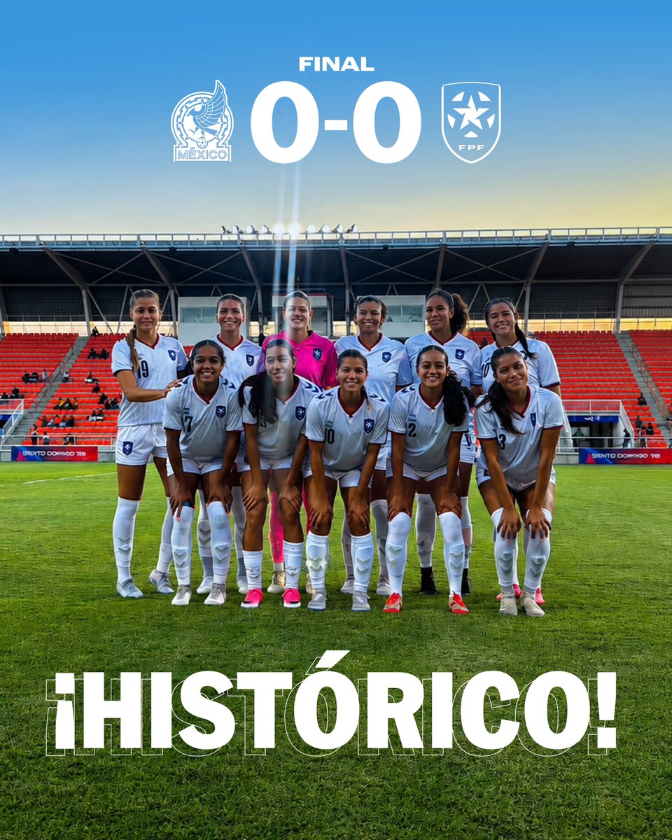 FPFPuertoRico's tweet photo. ¡HISTÓRICO! 🔥

Primera vez que una selección puertorriqueña femenina de mayores le saca un punto a la Selección Mexicana Femenina.

Un punto que, por supuesto, tiene sabor a tres…

¡GRANDES LAS NENAS! 🇵🇷

#FPFPuertoRico #Futbol #PuertoRico https://t.co/hfzxgmMSK5