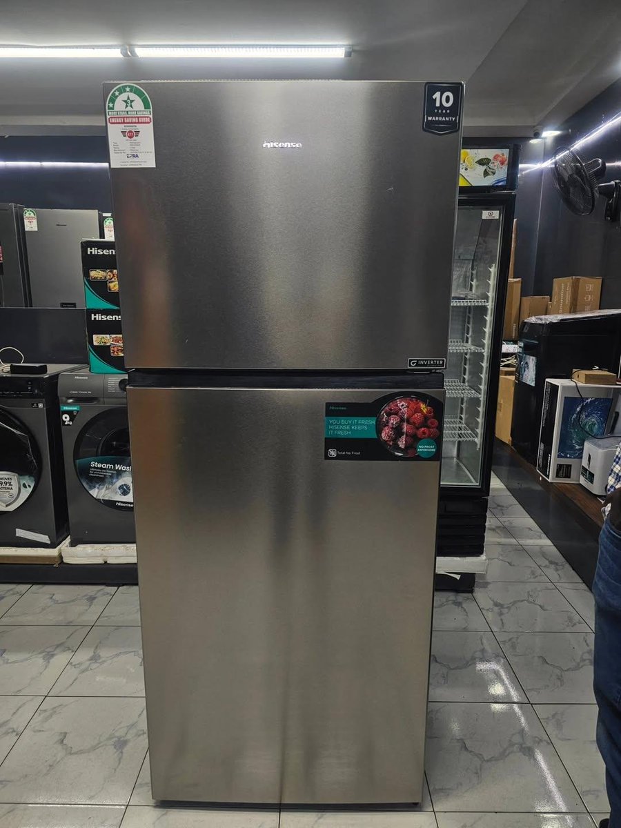 Merina_Store255's tweet photo. Hisense Double Door Refrigerator 375 liters(RT488N4ASU1)

●Total No Frost
●Inverter Compressor
●Multi Air Flow
●LED Interior Light
●Twist Ice Maker
●Deodorizing Filter
●Separate Temperature Control

Tshs 1,300,000/-
+255652325215 https://t.co/G2hbxY9jan