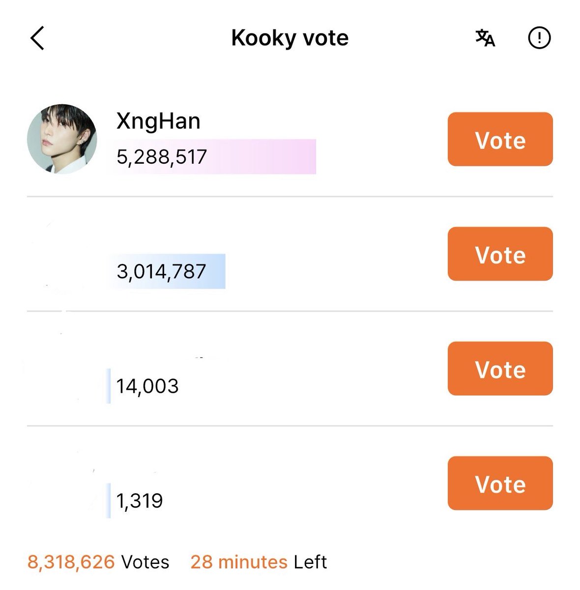 teamvotexnghan's tweet photo. 🚨 ถึงเวลาแมสโหวตแล้ว
อีกไม่กี่นาทีสุดท้ายเท่านั้น ทุกคนมาโหวตทิ้งระยะห่างให้ได้เยอะที่สุดกันค่ะ ซึงฮันต้องได้ป้าย 💪🏻🍀
https://t.co/jo02p36Q6R
#เมทคว้ารางวัลซึงฮันถือถ้วย #VoteForXngHan https://t.co/65vEL7IICn